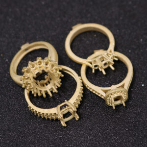 lost-wax casting with 3d printed rings models