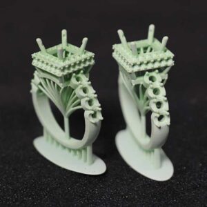 3d printed rings with high wax resin 300H