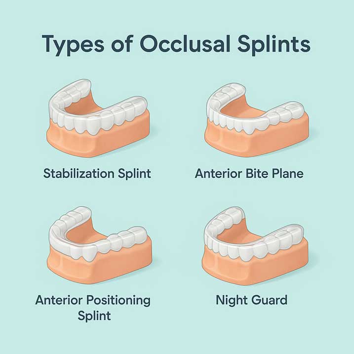 Types of Occlusal Splints