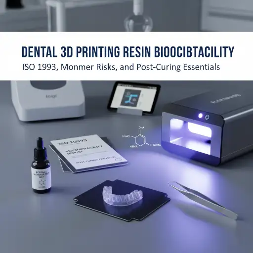 Dental 3D Printing Resin Biocompatibility Guide | ISO 10993, HEMA, Post-Curing