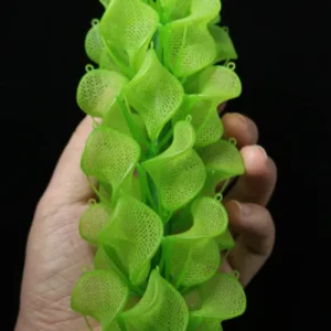 A 3D printed resin casting tree for jewelry with complex filigree designs.